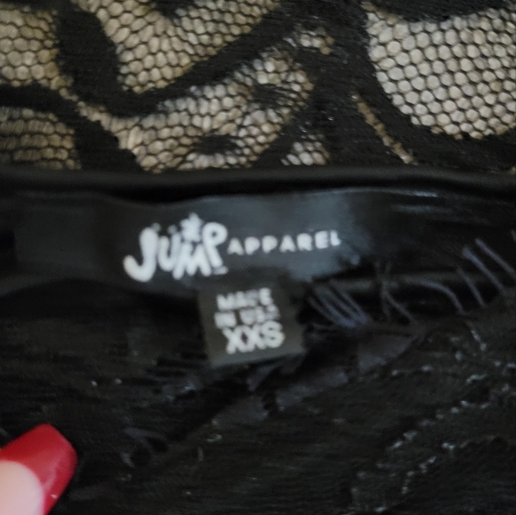 Jump Apparel Lace Sheath Dress SZ Med - Picture 3 of 5